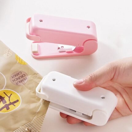 Portable Mini Handheld Sealing Machine for Plastic Bags (Battery Not Included)