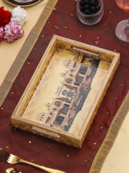 Afreen Small Rectangle Lacquer Tray