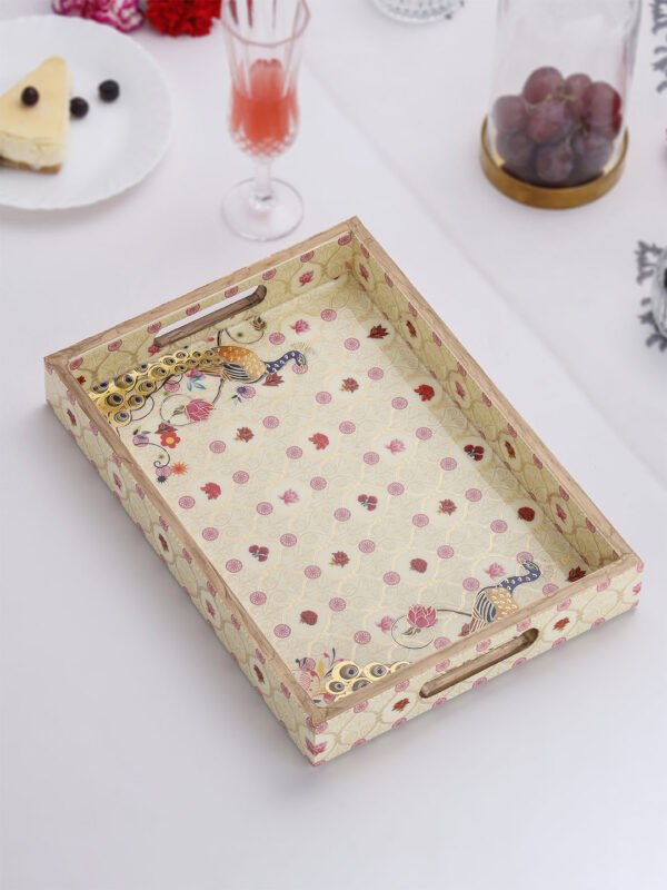 Baros Medium Rectangle Lacquer Tray