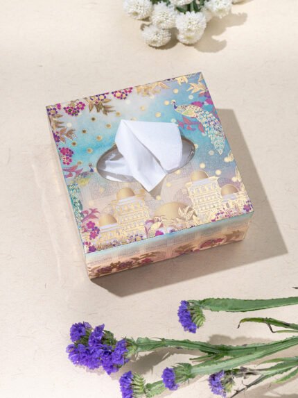 Mayura Small Square Tissue Holder With Magnet