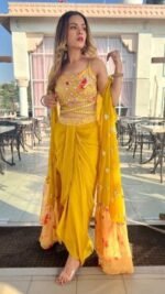 Sarong DRESS -for Haldi / Mehendi / Sangeet - Image 2