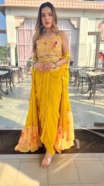 Sarong DRESS -for Haldi / Mehendi / Sangeet - Image 3