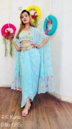 Sarong DRESS -for Haldi / Mehendi / Sangeet - Image 9