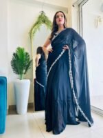 Saree Gown Festive Launch/for Party Wedding