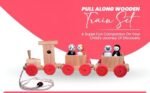 Channapatna Toys Pull Along Toy Wooden Train with 4 Animals Peg Dolls for 12 Months & Above Kids, Toddlers, Infant & Preschool Toys - Multicolor - Wooden Toys Train Indian... - Image 5