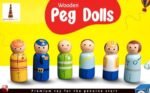 CHANNAPATNA TOYS Wood Peg Dolls Essential Workers Pretend Play Figurines - Colorful Diverse Wooden Toys for Kids & Toddlers (2 Years+) - Pack of 6 pcs - Open Ended Toys - Image 2