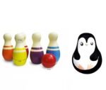Channapatna Toys Wooden Bowling Pins & Roly Poly Toys Set for Kids, Babies (2 Years+) - Non Toxic Colors, Indoor & Outdoor Game, Fun Learning Toy for Kids - Image 2