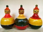 CHANNAPATNA TOYS Wooden Colourful Roly Poly Tumbler Toy for Baby, Toddlers, Kids(1 Year+) -8 Inches Wobbling Toy - Develops Curiosity & Motor Skills - Image 3