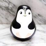 CHANNAPATNA TOYS Wooden Penguin Roly Poly Toy for Baby, Toddlers, Kids(1 Year+) Wobbling Tumbler Toy- Develops Curiosity & Motor Skills - Image 3
