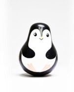 CHANNAPATNA TOYS Wooden Penguin Roly Poly Toy for Baby, Toddlers, Kids(1 Year+) Wobbling Tumbler Toy- Develops Curiosity & Motor Skills - Image 5