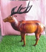 Handmade Deer Decorative Showpiece - 15 Inch (Paper Mache) - Image 2