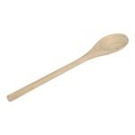 Meeran Art & Crafts Handmade Wooden Cooking Spoons Food Safe with Kitchen Cloth - Set of 3 pcs - Image 2