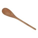 Meeran Art & Crafts Handmade Wooden Cooking Spoons Food Safe with Kitchen Cloth - Set of 3 pcs - Image 3