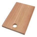 Meeran Art & Crafts Neem Wood Chopping Board - Anti-Bacterial, Eco-Friendly, Reversible - Ideal for Kitchen, Vegetables, Fruits, Cheese (12 x 8 x 0.75 inches) - Image 2