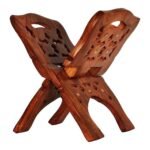Online Quality Store Wood Book Stand (12-Inch, Brown)