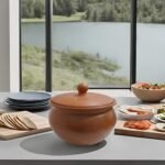 Vastuja Handmade Red Clay - 2 Litre Handi/Serving Bowl with Free Wooden Spatula “ Chemical & Toxic-Free | Perfect for Festive Feasts & Holi Delicacies - Image 3