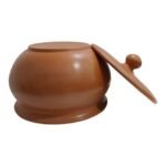 Vastuja Handmade Red Clay - 2 Litre Handi/Serving Bowl with Free Wooden Spatula “ Chemical & Toxic-Free | Perfect for Festive Feasts & Holi Delicacies - Image 4